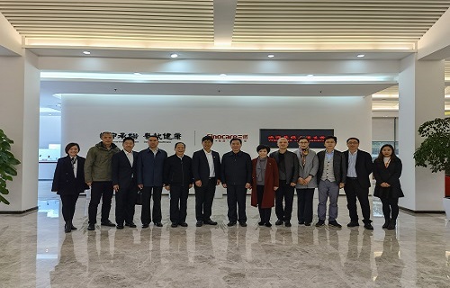中国健康促进基金会理事长白书忠一行到访AG8旗舰厅生物