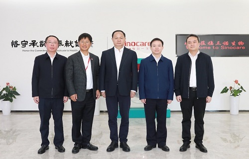长沙市委副书记、市长郑建新调研AG8旗舰厅生物